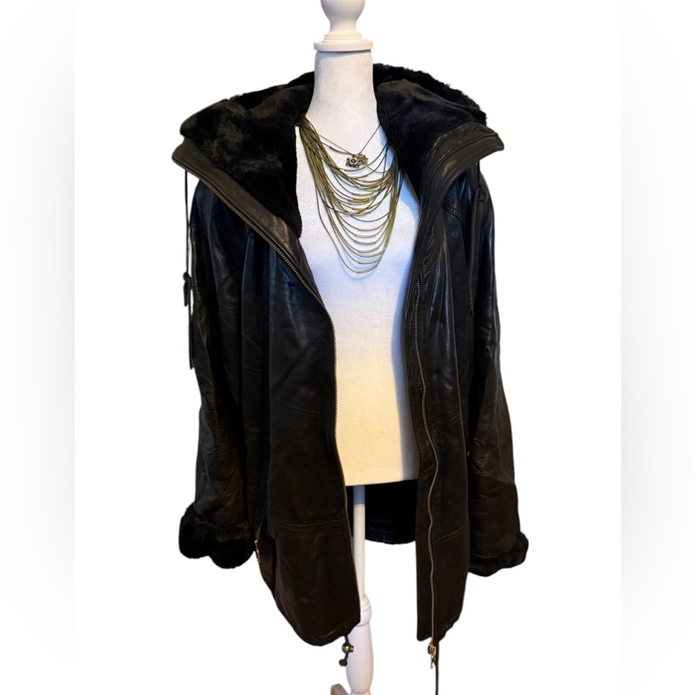 Andrew Marc Men’s Leather Jacket Sz L